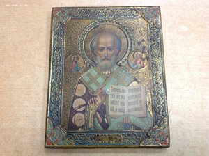 Икона Святой Николай Чудотворец Жако Москва