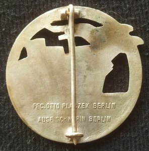 нагруд.мор.знак Кригсмарине " За прорыв морской блокады"