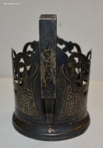 Подстаканник серебро 875.