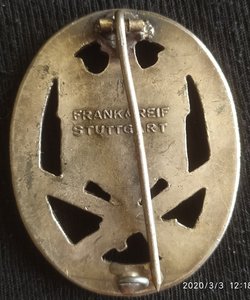 знак «За участие в общих штурмовых атаках». Вермахт