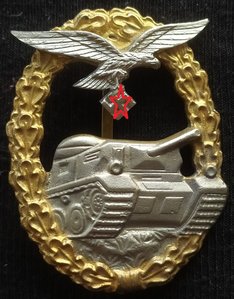 Нагрудный знак «За танковую атаку» III-Рейх