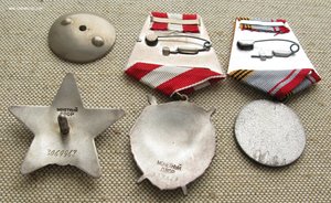 Комплект с документами подполковник БКЗ, КЗ, ветеран ВС