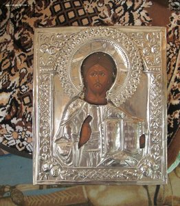 Икона Господь Вседержитель. 19 век.