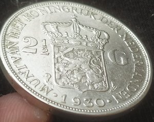2 1/2 гульдена 1930 (Нидерланды)