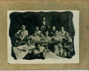 Струнный кружок 1936-38г. Три фото.