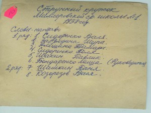 Струнный кружок 1936-38г. Три фото.