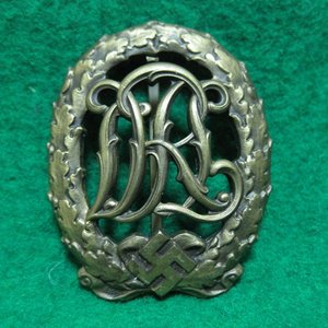 Спортивный знак DRL в бронзе