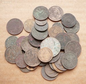 Мелочь до 1961г 64шт (10-1937, 20-38 и т.д.) с 400р