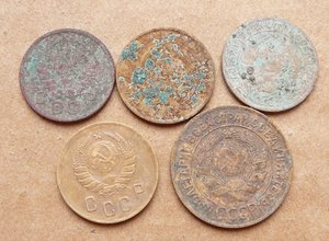 Мелочь до 1961г 64шт (10-1937, 20-38 и т.д.) с 400р