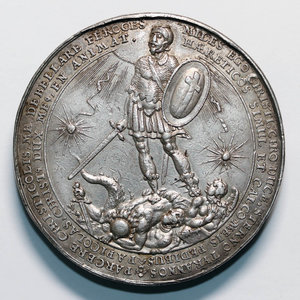 Медаль Густав Адольф 1632 битва при Брейтенфельде, серебро