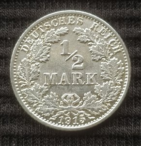 1/2 марки 1915 (G) Германия