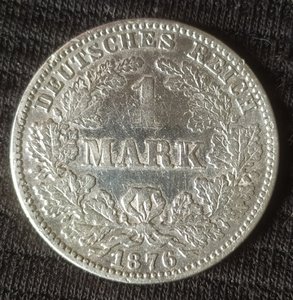 1 марка 1876 (С) Германия