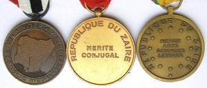 З медали: Заир и Нигерия