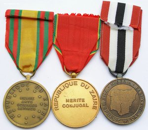 З медали: Заир и Нигерия