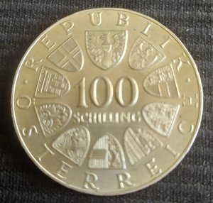 100 шиллингов 1975 (Австрия)