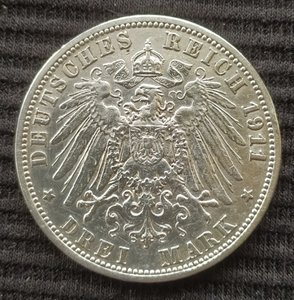 3 марки 1911 А (Германия)