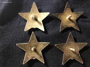 Красные звёзды с дефектами