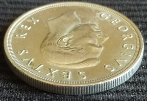 5 шиллингов 1952 Георг VI (ЮАР)