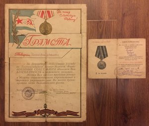Грамота ТОФ и за победу над Японией