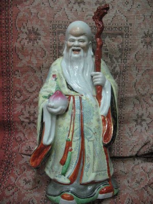 Китай Монах с посохом