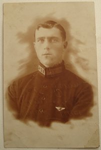 курсант, на петлицах вышитых "9 Ш" 1924 г.