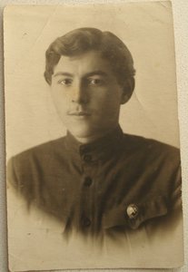 военный со знаком Краском , малый с эмблемой ВОСО (?) 1922 г