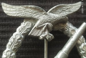 нагруд.квалиф.знак "Зенит.артилер.ПВО ВВС" (Люфтваффе)