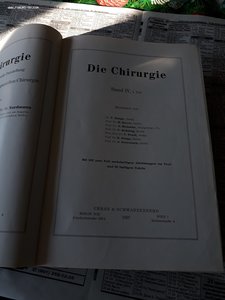 1927г.Хирургия на немецком.1036 страниц.
