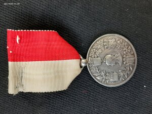 Франция. Медаль пожарных. Серебряная.
