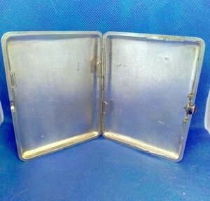 Портсигар. Серебро 875. Гравировка