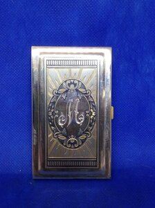 Визитница. Серебро 925 пр.Северная чернь.