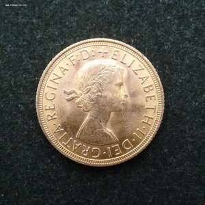 1/2 СОВЕРЕНА 1958 г.