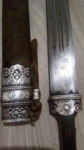 Кинжал ККВ в серебре
