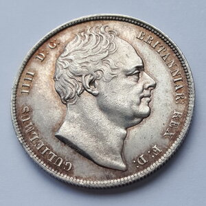 Великобритания 1/2 кроны 1834 года William IV