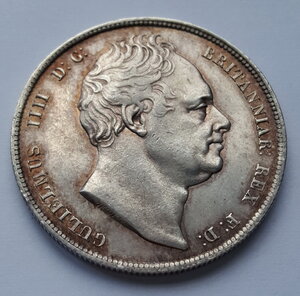 Великобритания 1/2 кроны 1834 года William IV