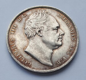 Великобритания 1/2 кроны 1834 года William IV