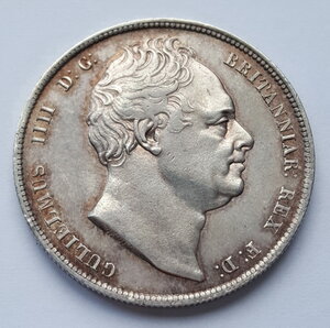 Великобритания 1/2 кроны 1834 года William IV