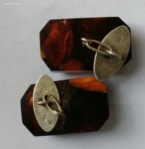 Запанки, янтарь, серебро СССР, винтаж