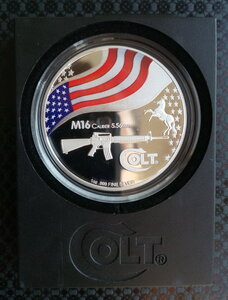 США 5 $ 2010 года Colt M 16 ( PROOF )