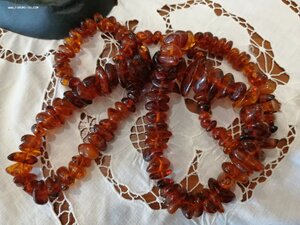 Бусы Янтарь 83 гр.