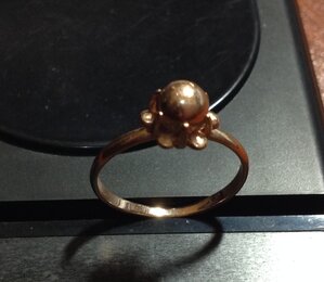 Кольцо-перстень золото 583 проба СССР