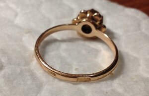 Кольцо-перстень золото 583 проба СССР