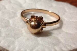 Кольцо-перстень золото 583 проба СССР