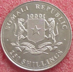 250 шиллингов,Сомали,2001,картины великих художников,цветн.