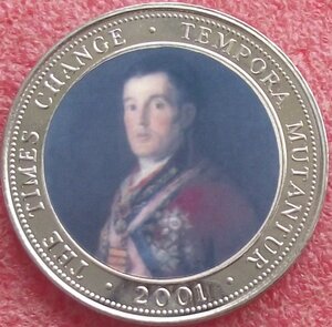 250 шиллингов,Сомали,2001,картины великих художников,цветн.