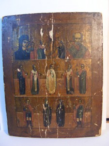 Икона на серебре.17.5х21.7.Недорого.