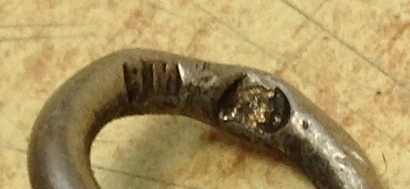 Замочек от часовой цепи Серебро 84