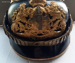 Каска офицерская ПМВ, футляр.