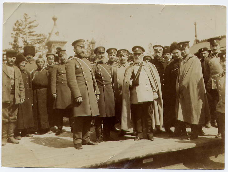 Русско-Японская война Раненый генерал с орд.Св.Владимира 2 с