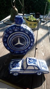 Штоф и машинка Mercedes